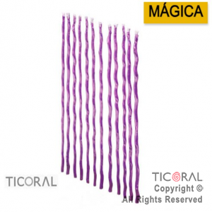 VELA 2327 IRREGULAR MAGICA 16 CM VIOLETA x 12